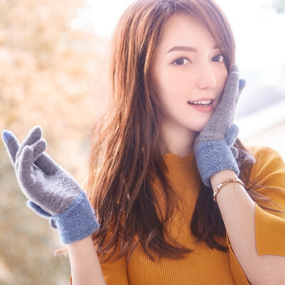 New knitting gloves ladies autumn&winter wool&fleece can touch screen outdoor thermal cycling Korean version lovely
New knitting gloves ladies autumn&winter wool&fleece can touch screen outdoor thermal cycling Korean version lovely