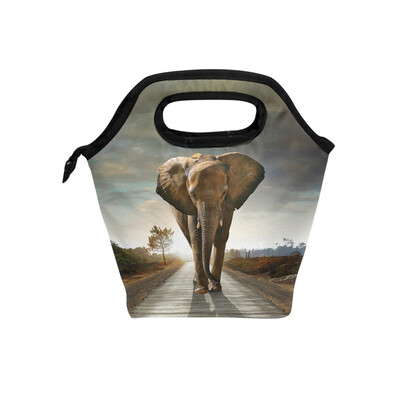 Insulated Lunch Tote Bag Road Elephant Travel Picnic Lunch Handbags Portable Zipper Lunch Bag Box
Insulated Lunch Tote Bag Road Elephant Travel Picnic Lunch Handbags Portable Zipper Lunch Bag Box