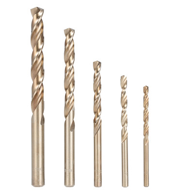 5PCSSet 456810mm Straight Shank M35 Cobalt High Speed Steel HSS Twist Drill Bits Set Professional Woodwork Metal Drilling Too
5PCSSet 456810mm Straight Shank M35 Cobalt High Speed Steel HSS Twist Drill Bits Set Professional Woodwork Metal Drilling Too
