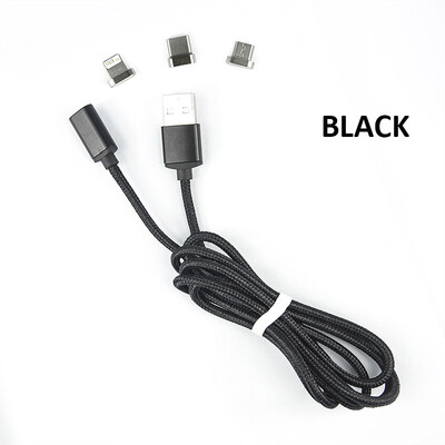 Free Shipping 3in1 Magnetic Nylon Braided 1M 21A Cable Fast Charging Magnet Cables w Data Transfer micro USB 8Pins Type C
Free Shipping 3in1 Magnetic Nylon Braided 1M 21A Cable Fast Charging Magnet Cables w Data Transfer micro USB 8Pins Type C