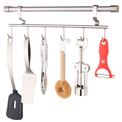Larsd CF718 kitchen hook round bar six hook hanger kitchen hook stainless steel wall hanging kitchen pendant
Larsd CF718 kitchen hook round bar six hook hanger kitchen hook stainless steel wall hanging kitchen pendant
