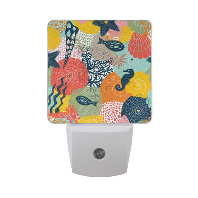 ALAZA LED Night Light With Smart Dusk To Dawn SensorSeamless Pattern Of National Motifs Plug In Night Light
ALAZA LED Night Light With Smart Dusk To Dawn SensorSeamless Pattern Of National Motifs Plug In Night Light