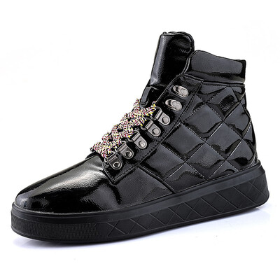 2018 autumn Martin boots men in the Korean version of the trend of the British wild high shoes mens patent leather boots short bo
2018 autumn Martin boots men in the Korean version of the trend of the British wild high shoes mens patent leather boots short bo