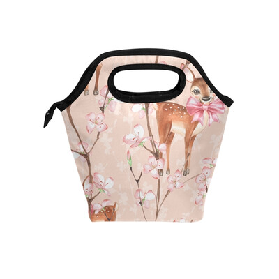 Lunch Bag Tote Bag Peach Blossom Elk Travel Picnic Organizer Lunch Holder Handbags Lunch Bag Box
Lunch Bag Tote Bag Peach Blossom Elk Travel Picnic Organizer Lunch Holder Handbags Lunch Bag Box