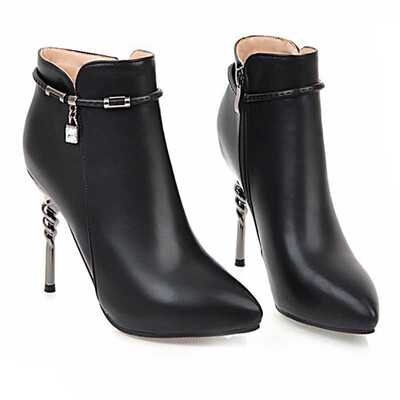 IDIFU Womens Dressy Strap Pointed Toe Side Zipper Short Boots Stiletto High Heels Ankle Booties
IDIFU Womens Dressy Strap Pointed Toe Side Zipper Short Boots Stiletto High Heels Ankle Booties