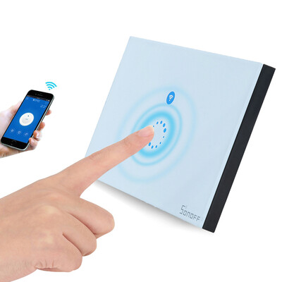 WiFi Wall Touch Light Switch 1 gang ON Off Wireless Remote Control Timing Switch Remote Home Automation
WiFi Wall Touch Light Switch 1 gang ON Off Wireless Remote Control Timing Switch Remote Home Automation