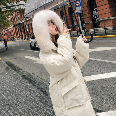 Winter clothing new Slim long down jacket female hooded white duck down warm large size womens jacket
Winter clothing new Slim long down jacket female hooded white duck down warm large size womens jacket