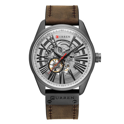 CURREN 8299 Men Watch Brand Mechanical Tourbillon Watch Wristwatch Calendar Leather Automatic Self-wind Sports Clock
CURREN 8299 Men Watch Brand Mechanical Tourbillon Watch Wristwatch Calendar Leather Automatic Self-wind Sports Clock