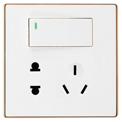 Sidon D1-K012ES open double-control five-hole socket wall socket switch warranty for 10 years
Sidon D1-K012ES open double-control five-hole socket wall socket switch warranty for 10 years