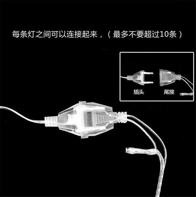 Christmas lights with tails inserted 10 meters 72 lights color Christmas lights LED Christmas tree lights
Christmas lights with tails inserted 10 meters 72 lights color Christmas lights LED Christmas tree lights