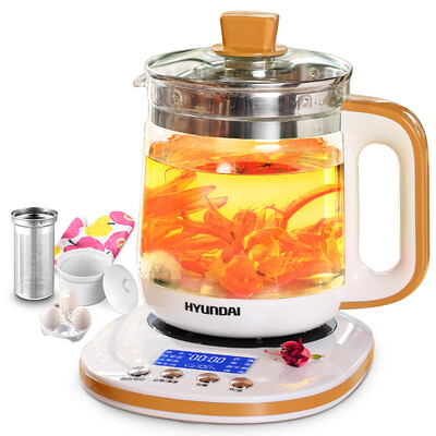 Hyundai (HYUNDAI) health pot pots pot multi-function 304 stainless steel heating plate glass electric kettle QC-YS1819
Hyundai (HYUNDAI) health pot pots pot multi-function 304 stainless steel heating plate glass electric kettle QC-YS1819
