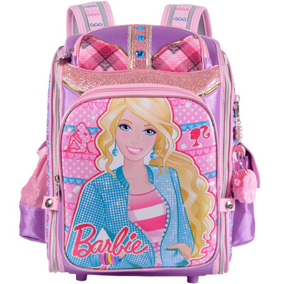 Barbie (Barbie) female paragraph cute cartoon light simple backpack primary school student bag BB8051B-purple
Barbie (Barbie) female paragraph cute cartoon light simple backpack primary school student bag BB8051B-purple