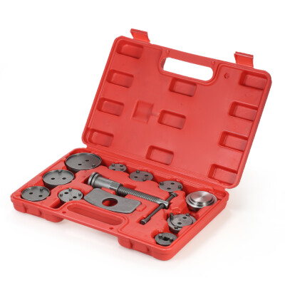 12pcs Auto Universal Disc Brake Caliper Car Wind Back Pad Piston Compressor Automobile Garage Repair Tool Kit Set with Case
12pcs Auto Universal Disc Brake Caliper Car Wind Back Pad Piston Compressor Automobile Garage Repair Tool Kit Set with Case