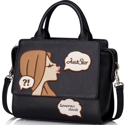 JUST STAR (JUST STAR) women's bag shoulder bag new trend fashion hand bag Korean version of the design Messenger bag bag 170904-01 night black
JUST STAR (JUST STAR) women's bag shoulder bag new trend fashion hand bag Korean version of the design Messenger bag bag 170904-01 night black