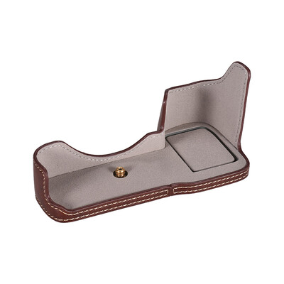 Half Camera Case Bag Bottom Opening Camera Bag Coffee Protective PU Leather Camera Case for Sony ILCE9 A9 A7III A7RIII
Half Camera Case Bag Bottom Opening Camera Bag Coffee Protective PU Leather Camera Case for Sony ILCE9 A9 A7III A7RIII