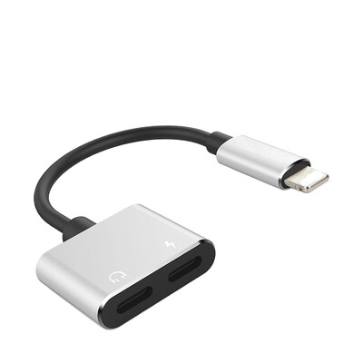 2 in 1 Lightning Audio Charging Adapter to Earphone AUX Cable for Listening Music Charging Converter For iPhone X 8 7 iPod iPad iO
2 in 1 Lightning Audio Charging Adapter to Earphone AUX Cable for Listening Music Charging Converter For iPhone X 8 7 iPod iPad iO