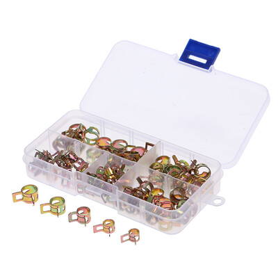 75 Pcs Assortment Set 678910mm Autos Spring Clip Hose Clamps Fuel Oil Water Hose Pipe Tube Clamp Fastener
75 Pcs Assortment Set 678910mm Autos Spring Clip Hose Clamps Fuel Oil Water Hose Pipe Tube Clamp Fastener