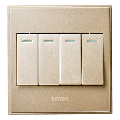 Simon SIMON switch socket 56C series open double control switch V51012BY-02 champagne gold
Simon SIMON switch socket 56C series open double control switch V51012BY-02 champagne gold