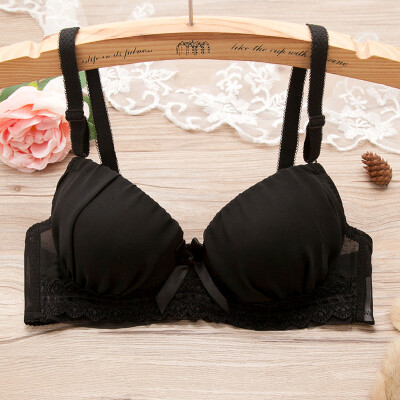 LAXJOY Langyue 2018 cute girl bra set solid color small fresh lace student girl underwear LNWX189405 black x2 3270
LAXJOY Langyue 2018 cute girl bra set solid color small fresh lace student girl underwear LNWX189405 black x2 3270
