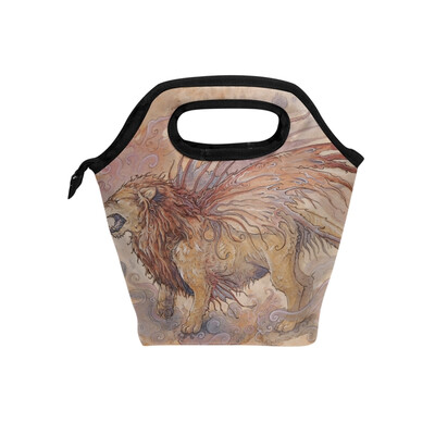 Insulated Lunch Tote Bag Artistic Lion Travel Picnic Lunch Handbags Portable Zipper Lunch Bag Box
Insulated Lunch Tote Bag Artistic Lion Travel Picnic Lunch Handbags Portable Zipper Lunch Bag Box