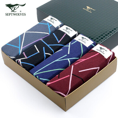 Seven wolves men&39s cotton underwear briefs pants comfortable breathable soft cotton trousers 4 mixed color gift box 95159-4
Seven wolves men&39s cotton underwear briefs pants comfortable breathable soft cotton trousers 4 mixed color gift box 95159-4