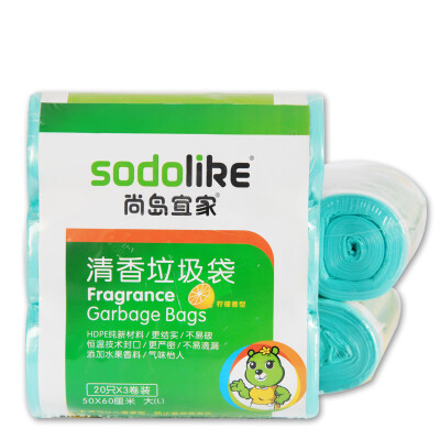 Shangdao IKEA (sodolike) three rolls of fragrance thickening garbage bags 50 * 60CM dotted kitchen home office promotional equipment
Shangdao IKEA (sodolike) three rolls of fragrance thickening garbage bags 50 * 60CM dotted kitchen home office promotional equipment