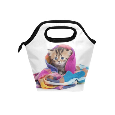 Insulated Lunch Tote Bag Scarf Cat Travel Picnic Lunch Handbags Portable Zipper Lunch Bag Box
Insulated Lunch Tote Bag Scarf Cat Travel Picnic Lunch Handbags Portable Zipper Lunch Bag Box