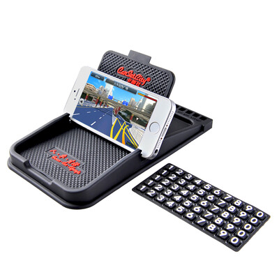 Card holder car phone stand multi-function phone number bracket anti-slip mat set mat parking number plate CS-83055 black
Card holder car phone stand multi-function phone number bracket anti-slip mat set mat parking number plate CS-83055 black