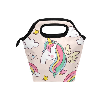 Lunch Bag Rainbow Unicorn Tote Travel Picnic Insulated Handbags Portable Zipper Lunch Bag Box
Lunch Bag Rainbow Unicorn Tote Travel Picnic Insulated Handbags Portable Zipper Lunch Bag Box