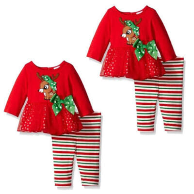 Baby Girl Kids Clothes Infant Tops Long Pants Outfit Set Christmas Gift Costumes
Baby Girl Kids Clothes Infant Tops Long Pants Outfit Set Christmas Gift Costumes