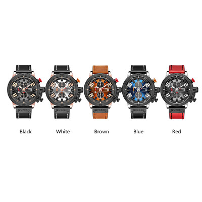CURREN 8312 Watch Quartz Men Gentlemen Brand Leather Daily Waterproof Calendar Round Dial Wrist Fashion Business Stopwatch
CURREN 8312 Watch Quartz Men Gentlemen Brand Leather Daily Waterproof Calendar Round Dial Wrist Fashion Business Stopwatch