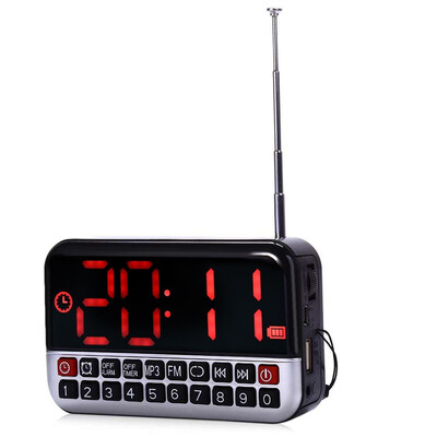 80 LCD Screen Personalized Portable Multi-functional LED Alarm Clock Radio Card MP3Speaker
80 LCD Screen Personalized Portable Multi-functional LED Alarm Clock Radio Card MP3Speaker