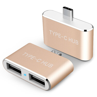 Capshi Type-C Data Cable Adapter Dual Port OTG Converter ZJT01 Gold Support Huawei P10 / mate9 / Glory V8 / Mang 5 / Samsung S8 / Millet 5S6
Capshi Type-C Data Cable Adapter Dual Port OTG Converter ZJT01 Gold Support Huawei P10 / mate9 / Glory V8 / Mang 5 / Samsung S8 / Millet 5S6