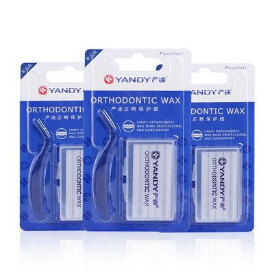 YANDY orthodontic protection wax 3 box food grade raw materials are not easy to fall off orthodontic wax original flavor
YANDY orthodontic protection wax 3 box food grade raw materials are not easy to fall off orthodontic wax original flavor