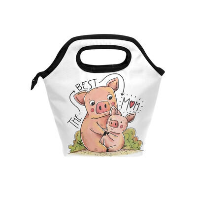 Insulated Lunch Tote Bag Pink Pig Travel Picnic Lunch Handbags Portable Zipper Lunch Bag Box
Insulated Lunch Tote Bag Pink Pig Travel Picnic Lunch Handbags Portable Zipper Lunch Bag Box