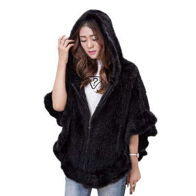 MSMinShu Hand Knitted Mink Fur Poncho Women Real Fur Cape Hooded Coat Zipper Fashion Ladys Outwear Genuine Mink Fur Shawl
MSMinShu Hand Knitted Mink Fur Poncho Women Real Fur Cape Hooded Coat Zipper Fashion Ladys Outwear Genuine Mink Fur Shawl