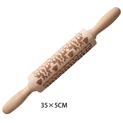 Wooden Rolling Pins Pastry Board Christmas Cookies Tree Elk Printing Rolling Pins for Xmas Party Baking Tools Waffles Pizza Cookie
Wooden Rolling Pins Pastry Board Christmas Cookies Tree Elk Printing Rolling Pins for Xmas Party Baking Tools Waffles Pizza Cookie