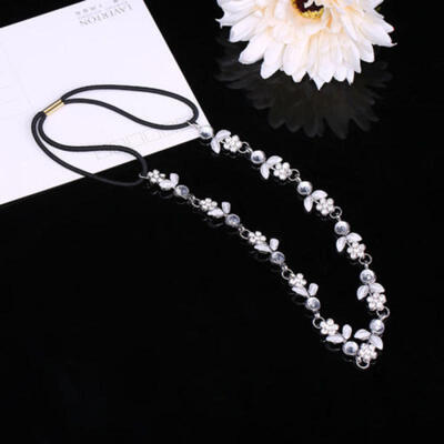 Fashion Women Head Chain Jewelry Flower Rhinestone Headband Head Piece Hair Band
Fashion Women Head Chain Jewelry Flower Rhinestone Headband Head Piece Hair Band