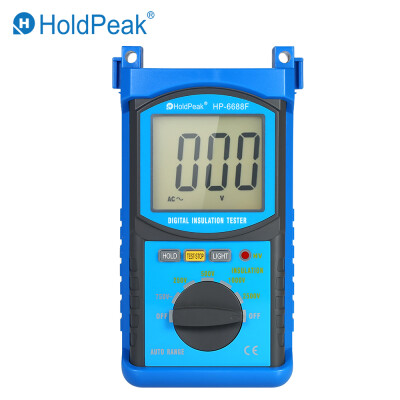 HoldPeak Auto-range LCD Digital Insulation Resistance Tester Megohm Meter Megger Megohmmeter DC250V500V1000V2500V Voltmeter
HoldPeak Auto-range LCD Digital Insulation Resistance Tester Megohm Meter Megger Megohmmeter DC250V500V1000V2500V Voltmeter