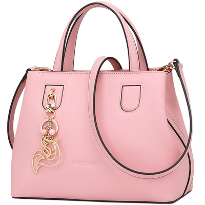 Golden Fox (FOXER) new women's handbag ladies package Korean version of the simple shoulder Messenger bag ladies bag tide 959019F1P lotus root pink
Golden Fox (FOXER) new women's handbag ladies package Korean version of the simple shoulder Messenger bag ladies bag tide 959019F1P lotus root pink