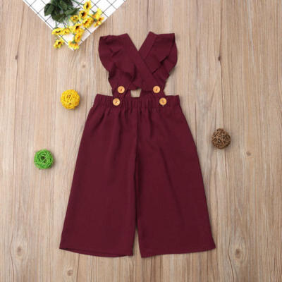 Toddler Baby Girl Bib Pant Lace Jumpsuit Romper Bodysuit Outfit Trouser Overalls
Toddler Baby Girl Bib Pant Lace Jumpsuit Romper Bodysuit Outfit Trouser Overalls