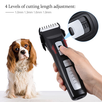 Dog Grooming Clippers Cordless Rechargeable Quiet Pet Hair Clipper for Thick Coats Dog Cat 2-Speed
Dog Grooming Clippers Cordless Rechargeable Quiet Pet Hair Clipper for Thick Coats Dog Cat 2-Speed