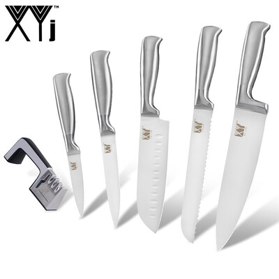XYj 4 in 1 Diamond Coated & Fine Ceramic Knife Sharpener 8" Chef Slicing Bread 5" Utility 35" Fruit Kitchen Knife
XYj 4 in 1 Diamond Coated & Fine Ceramic Knife Sharpener 8" Chef Slicing Bread 5" Utility 35" Fruit Kitchen Knife
