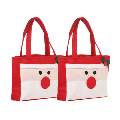 2pcsset Santa Claus Style Christmas Candy Bags with Handles Non-woven Gift Wrap Bag Xmas Decoration Ornaments
2pcsset Santa Claus Style Christmas Candy Bags with Handles Non-woven Gift Wrap Bag Xmas Decoration Ornaments