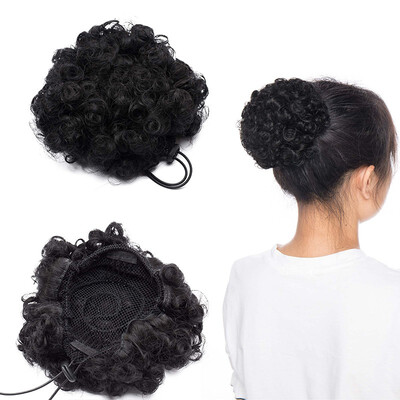 Afro Bun Extension Puff Ponytail Chignon Hairpiece With Drawstring Afro Kinky Curly Wrap Messy Updo Synthetic For Women
Afro Bun Extension Puff Ponytail Chignon Hairpiece With Drawstring Afro Kinky Curly Wrap Messy Updo Synthetic For Women
