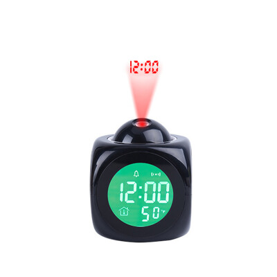 Multifunctional Alarm Clock Voice with Digital LCD Screen With Home Electronic Thermometer Time Wall Ceiling Projection Cute Desig
Multifunctional Alarm Clock Voice with Digital LCD Screen With Home Electronic Thermometer Time Wall Ceiling Projection Cute Desig