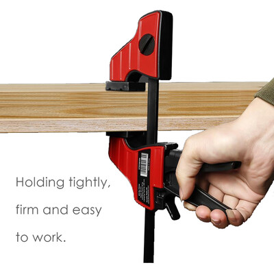 12-Inch Fast Clip Fixing F Fixture Heavy Duty Wood Board Clamp Strong Clamp Woodworking Tool
12-Inch Fast Clip Fixing F Fixture Heavy Duty Wood Board Clamp Strong Clamp Woodworking Tool