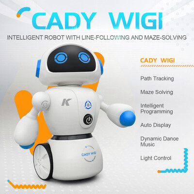 JJRC R6 CADY WIGI Intelligent Robot Remote Control Programmable Line-following Maze-solving Music Dancing RC Toy Kids Gift
JJRC R6 CADY WIGI Intelligent Robot Remote Control Programmable Line-following Maze-solving Music Dancing RC Toy Kids Gift
