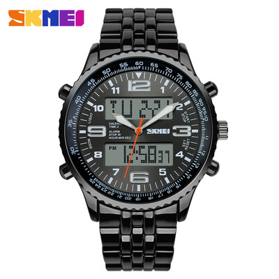 SKMEI High Quality Analog-Digital Double Time Display Watch Waterproof Fashion Quartz Sports Wristwatch
SKMEI High Quality Analog-Digital Double Time Display Watch Waterproof Fashion Quartz Sports Wristwatch