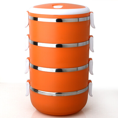 Jilui lunch box / mention pot love series 2.8 liters stainless steel four layer color lunch box TB-104 blue
Jilui lunch box / mention pot love series 2.8 liters stainless steel four layer color lunch box TB-104 blue